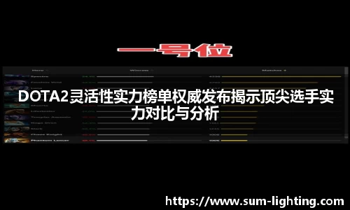 DOTA2灵活性实力榜单权威发布揭示顶尖选手实力对比与分析